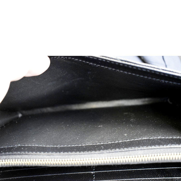 YVES SAINT LAURENT Cassandre Matelasse Chain Wallet Crossbody Bag Black