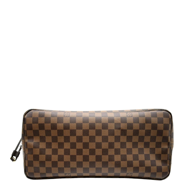 LOUIS VUITTON Neverfull GM Damier Ebene Tote Shoulder Bag Brown