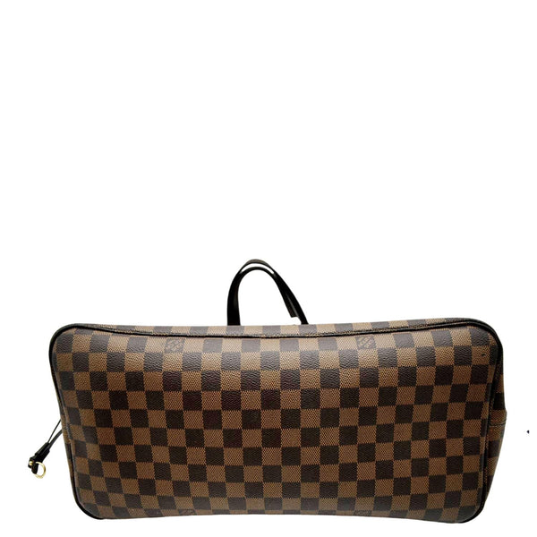 LOUIS VUITTON Neverfull GM Damier Ebene Tote Shoulder Bag Brown