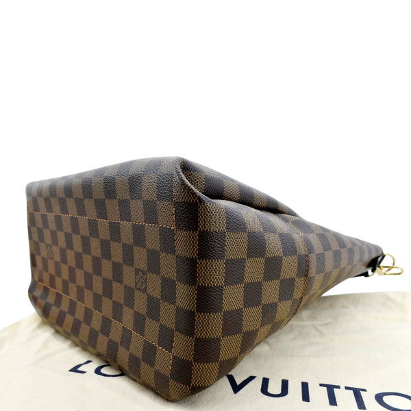 LOUIS VUITTON Belmont Damier Ebene Shoulder Bag Brown