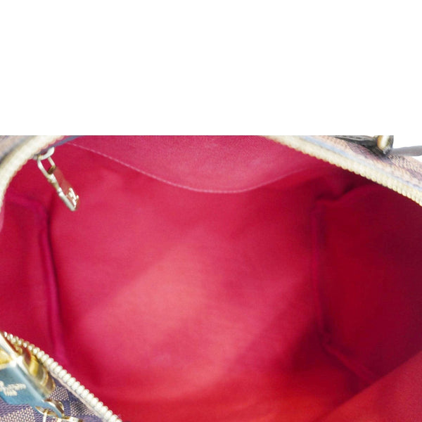 LOUIS VUITTON Speedy 30 Damier Ebene Bag – Open Bag View