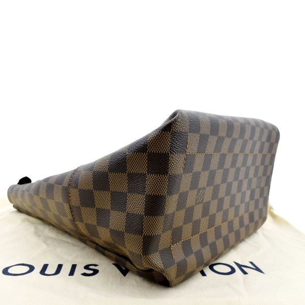 LOUIS VUITTON Belmont Damier Ebene Shoulder Bag Brown