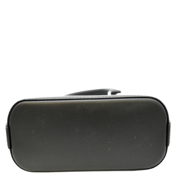 LOUIS VUITTON Nano Alma Epi Leather Top Handle Shoulder Bag Black