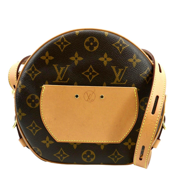 LOUIS VUITTON Boite Chapeau Souple MM Monogram Canvas Shoulder Bag Brown