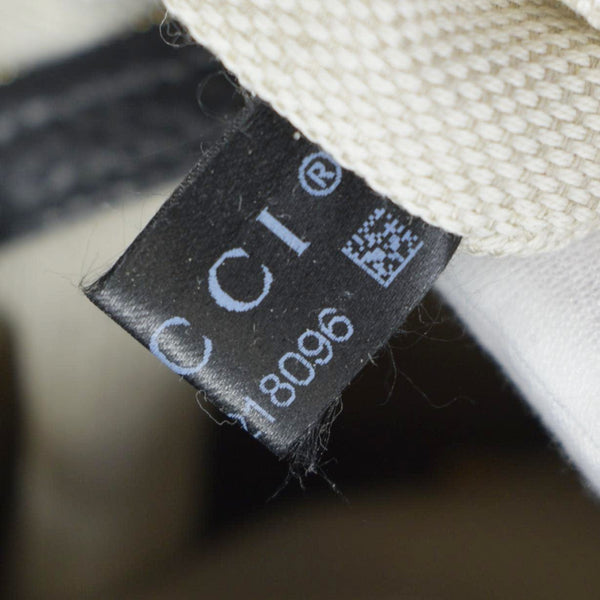 GUCCI Medium Soho Chain Pebbled Leather Tote Bag Black 536196