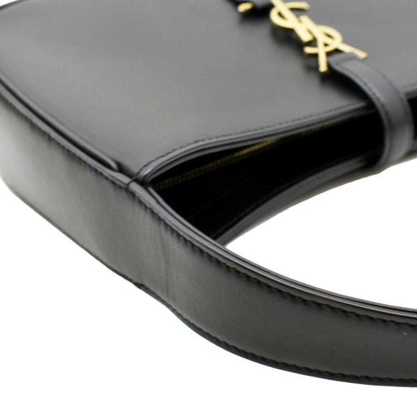 YVES SAINT LAURENT Le 5 A 7 Leather Satchel Bag Black