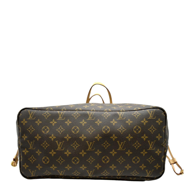 LOUIS VUITTON Neverfull GM Monogram Canvas Tote Bag Brown