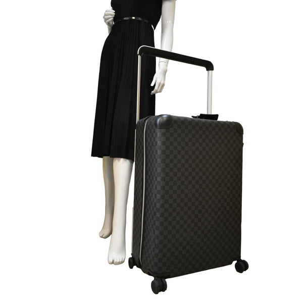 LOUIS VUITTON Horizon 55 Damier Graphite Travel Bag Black dummy look