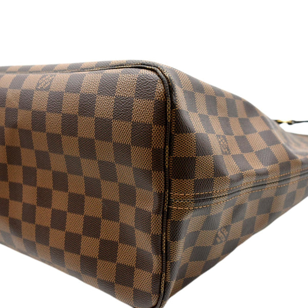 LOUIS VUITTON Neverfull GM Damier Ebene Tote Shoulder Bag Brown