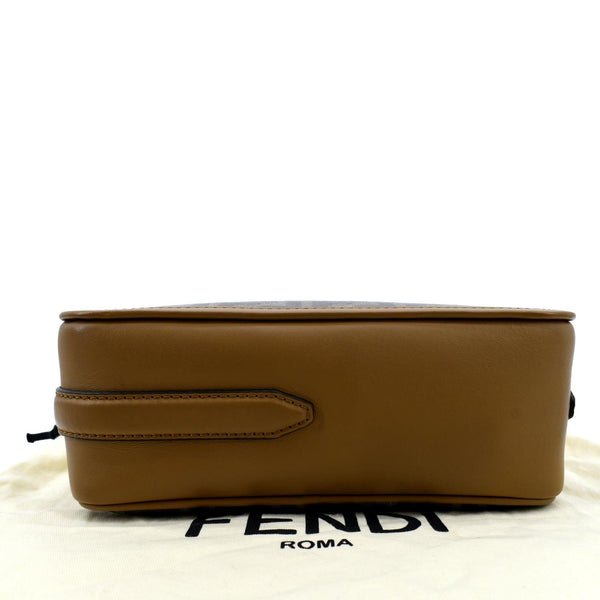 FENDI FF Fabric Crossbody Camera Bag Tan