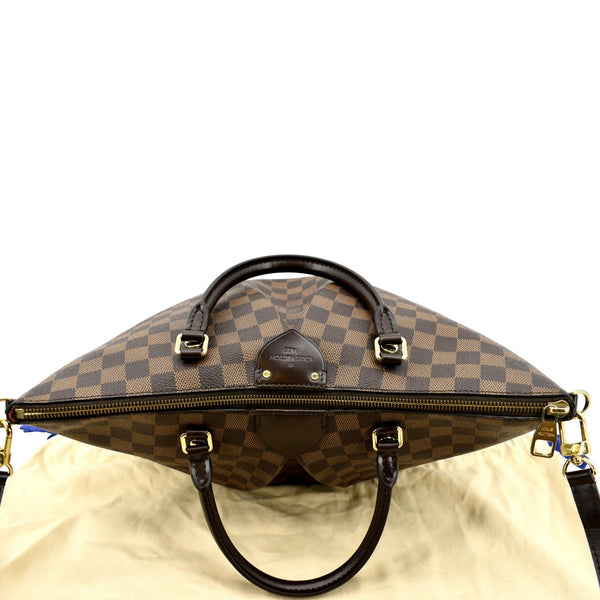 LOUIS VUITTON Siena GM Damier Ebene Shoulder Bag Brown