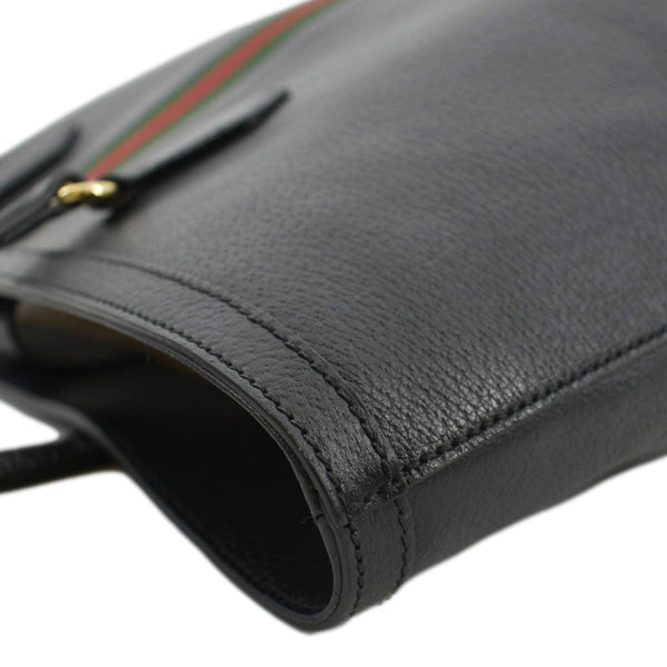 GUCCI Ophidia GG Jumbo Leather Tote Bag Black 631685