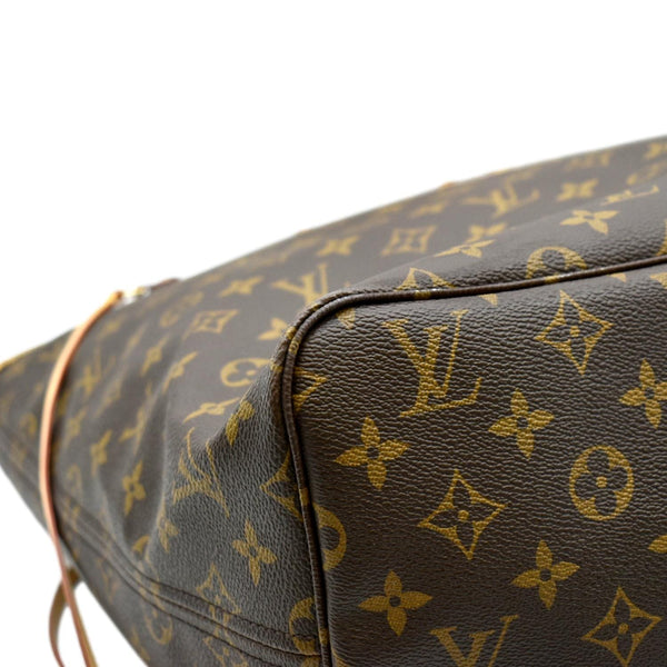 LOUIS VUITTON Neverfull GM Monogram Canvas Tote Bag Brown