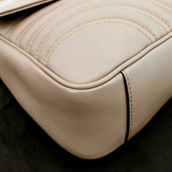 GUCCI GG Marmont Medium Matelasse Shoulder Bag Dusty Pink 443496