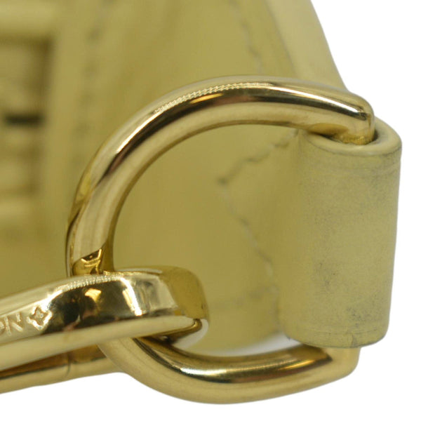 LOUIS VUITTON Over The Moon Bubblegram Calf Leather Crossbody Bag Banana Yellow