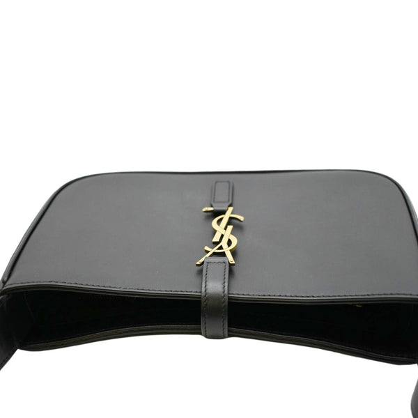 YVES SAINT LAURENT Le 5 A 7 Leather Satchel Bag Black