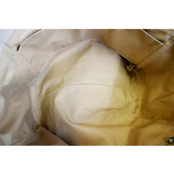 Chanel Deauville Canvas Tote Bag in Beige color - Inside