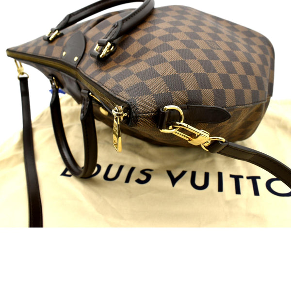 LOUIS VUITTON Siena GM Damier Ebene Shoulder Bag Brown