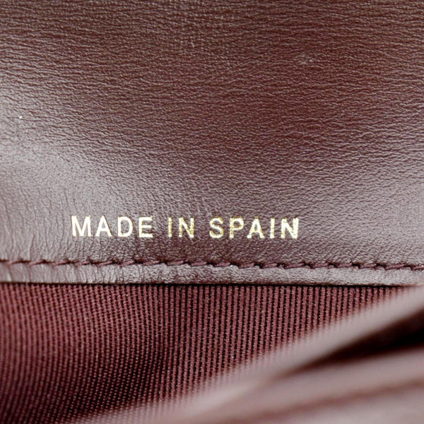 Chanel Flap Quilted Caviar Wallet Made in Spain