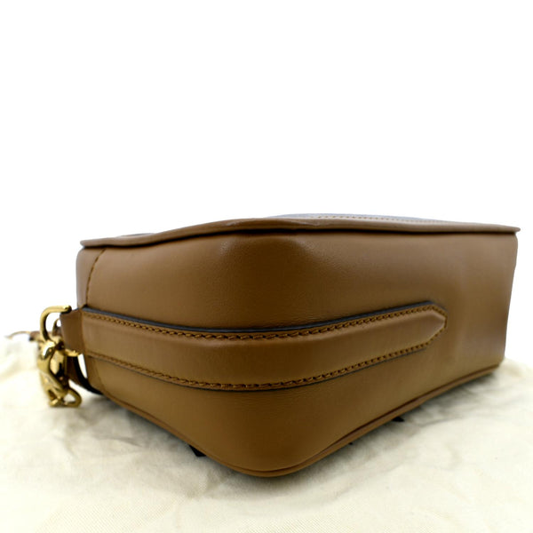 FENDI FF Fabric Crossbody Camera Bag Tan