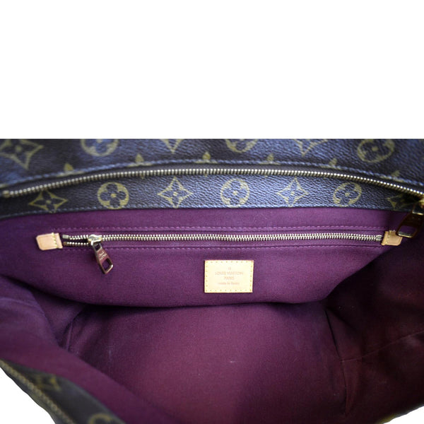 LOUIS VUITTON Raspail PM Monogram Canvas Shoulder Bag Brown