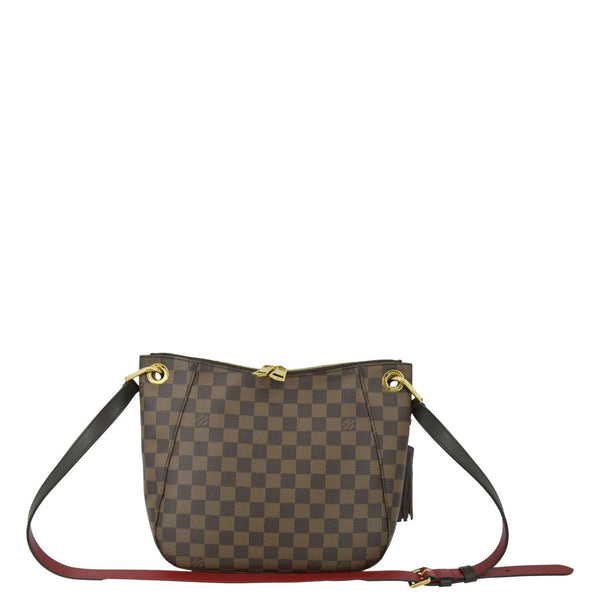 LOUIS VUITTON South Bank Besace Damier Ebene Crossbody Bag Brown