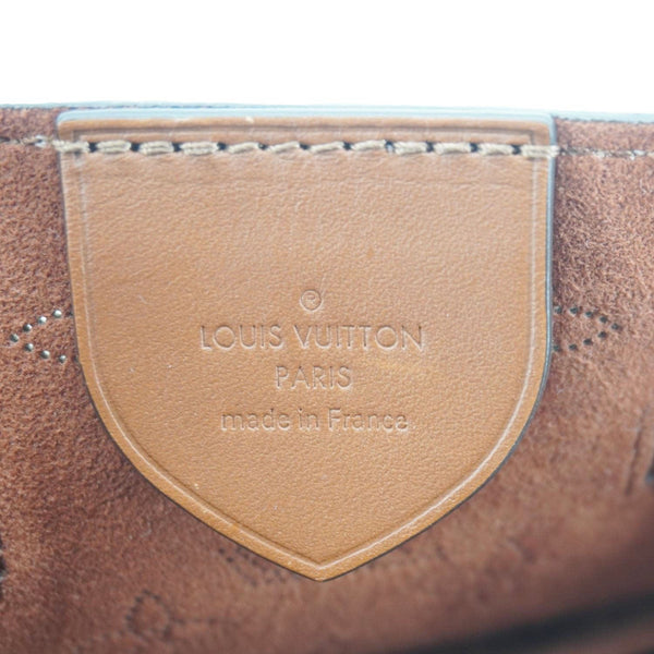 LOUIS VUITTON Girolata Monogram Mahina Leather Shoulder Bag Peach