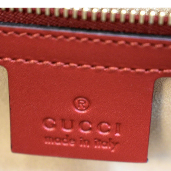 Gucci Signature Medium Padlock Leather Shoulder Bag Red - Made in Italy
