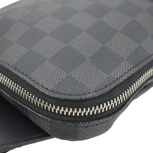 LOUIS VUITTON Avenue Sling Damier Graphite Backpack Bag Black