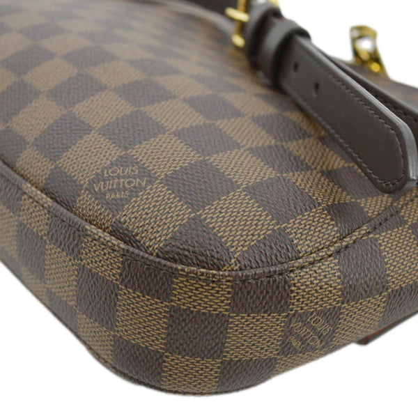 LOUIS VUITTON South Bank Besace Damier Ebene Crossbody Bag Brown