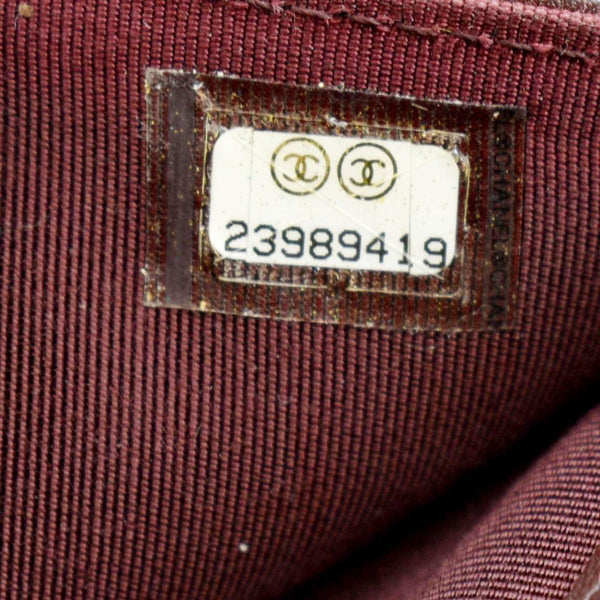 Chanel Flap Quilted Caviar Wallet Number