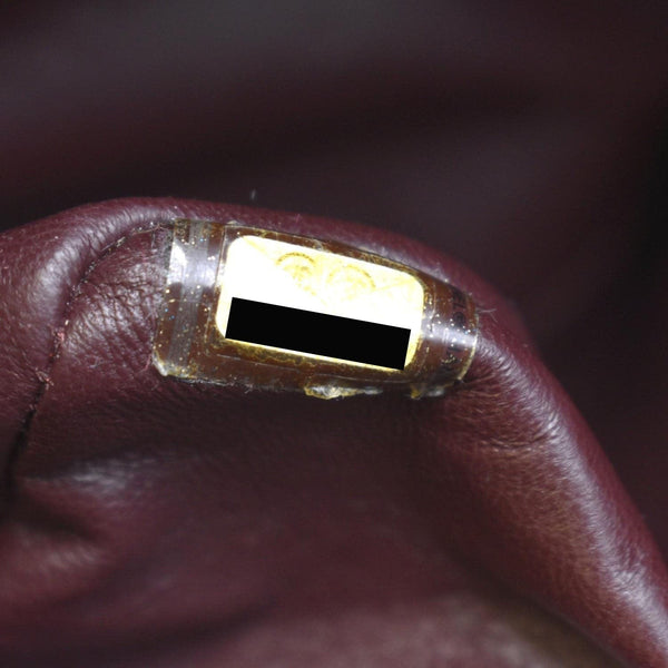 CHANEL Maxi Double Flap Lambskin Leather Shoulder Bag Black