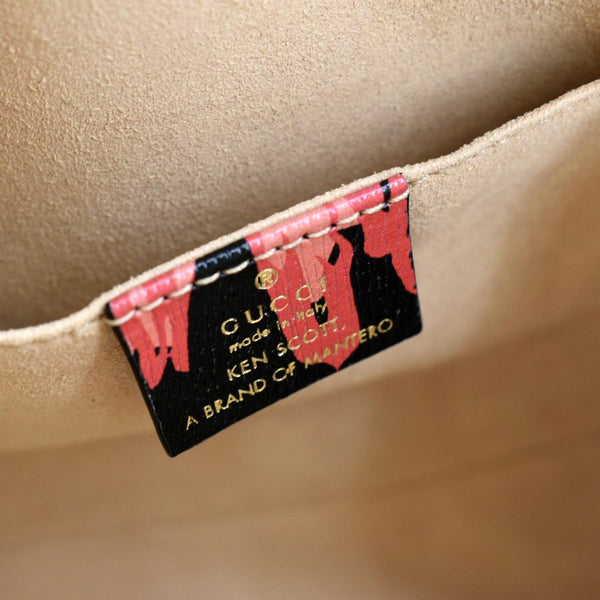 GUCCI Mini Horsebit 1955 Leather Crossbody Bag Multicolor 640716