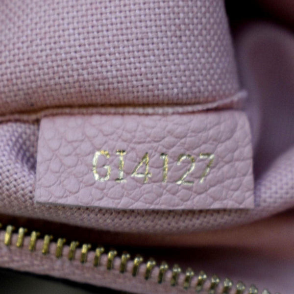 LOUIS VUITTON Pallas Monogram Canvas Clutch Crossbody Bag Brown