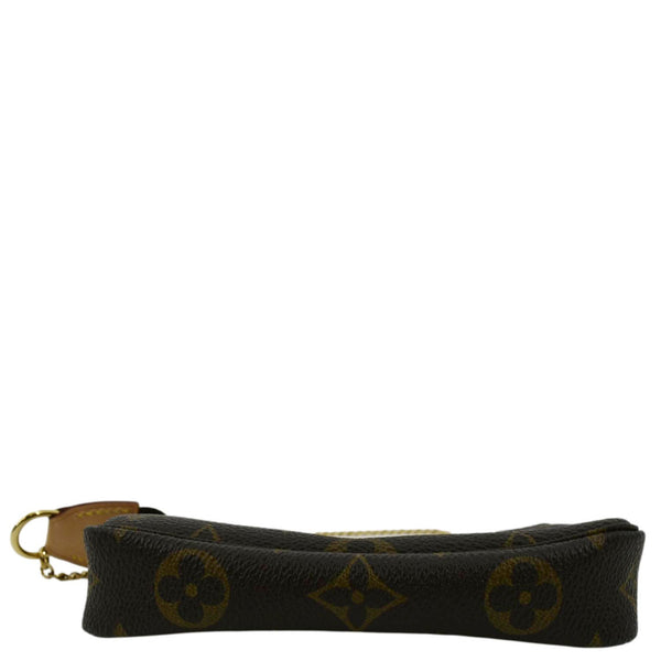 LOUIS VUITTON Pochette Mini Monogram Canvas Accessoires Pouch Brown