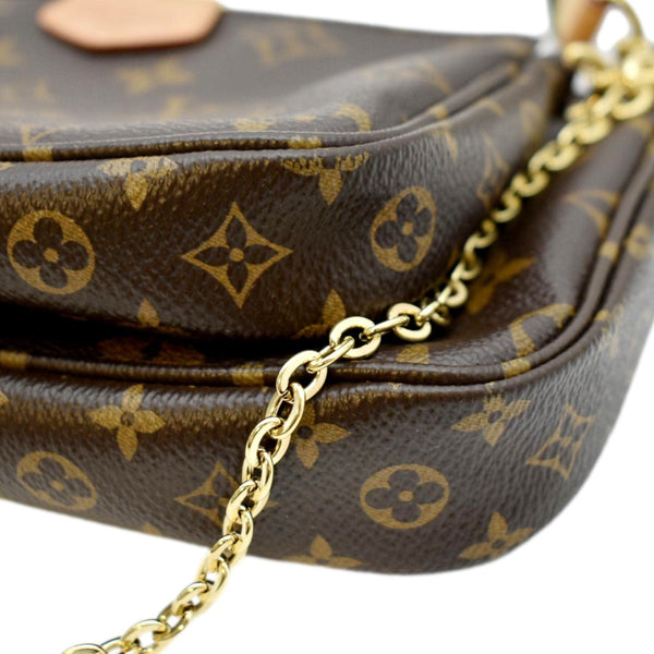 LOUIS VUITTON Multi Pochette Accessoires Monogram Canvas Shoulder Bag Brown