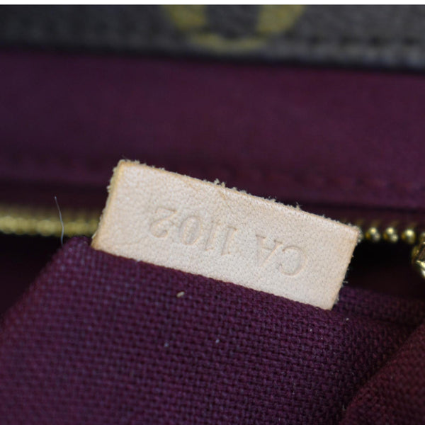 LOUIS VUITTON Raspail PM Monogram Canvas Shoulder Bag Brown