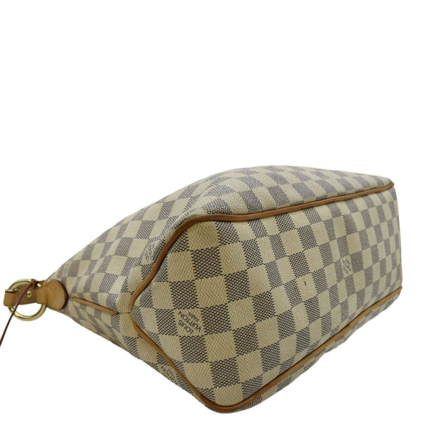 LOUIS VUITTON Delightful PM Damier Azur Hobo Bag White