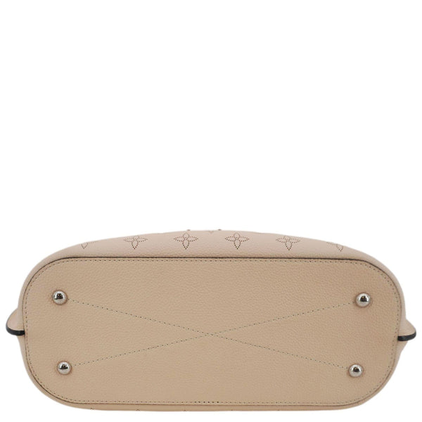 LOUIS VUITTON Girolata Monogram Mahina Leather Shoulder Bag Peach