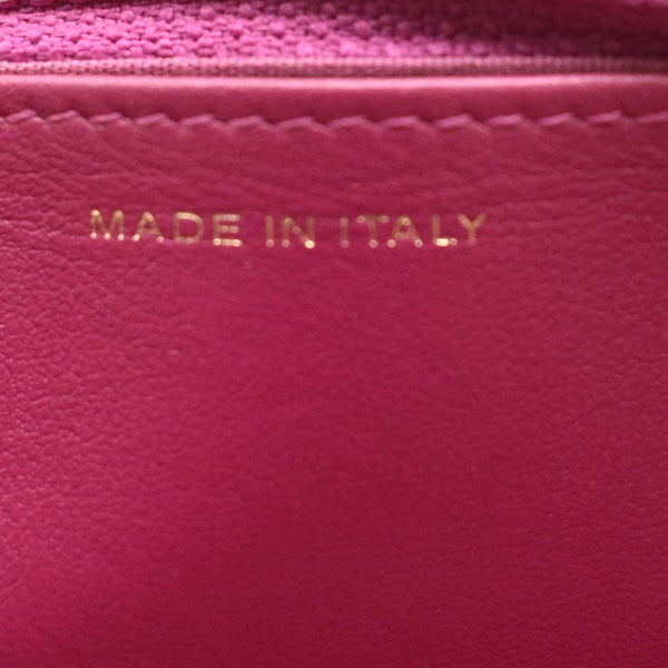 CHANEL Boy Woc Quilted Caviar Leather Wallet on Chain Crossbody Bag Pink