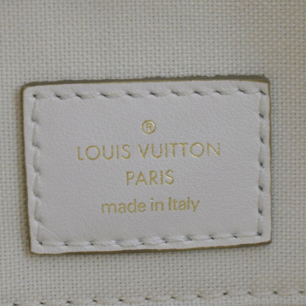 LOUIS VUITTON Onthego Spring City Giant Monogram Leather Shoulder Bag Bicolor