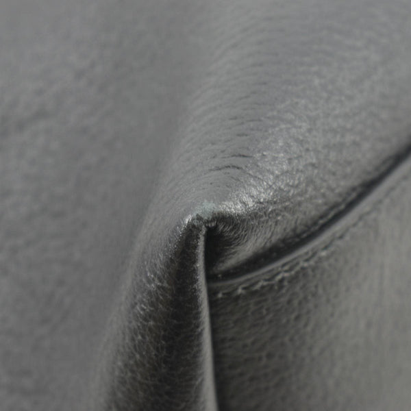 GUCCI Ophidia GG Jumbo Leather Tote Bag Black 631685