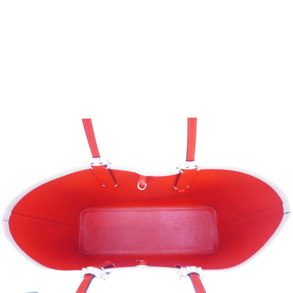 CHRISTIAN LOUBOUTIN Cabata Leather Tote Bag Peach