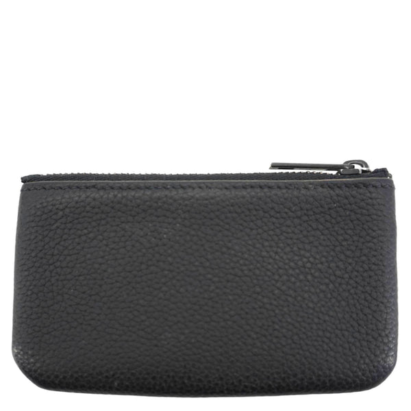 LOUIS VUITTON LV Aerogram Leather Key Pouch Black