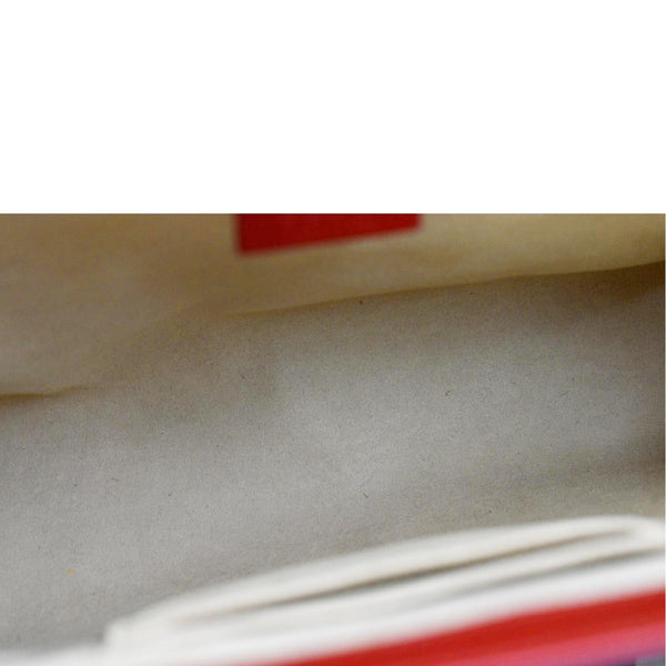 Gucci Signature Medium Padlock Leather Shoulder Bag Red - Inside