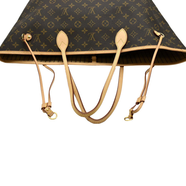 LOUIS VUITTON Neverfull GM Monogram Canvas Tote Bag Brown