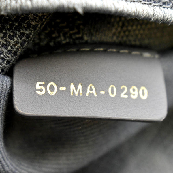 Christian Dior Lady D-Lite Canvas Crossbody Bag in denim blue color - Number