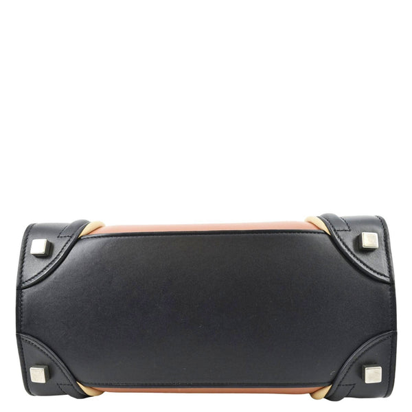 CELINE Luggage Leather Tote Bag Bicolor