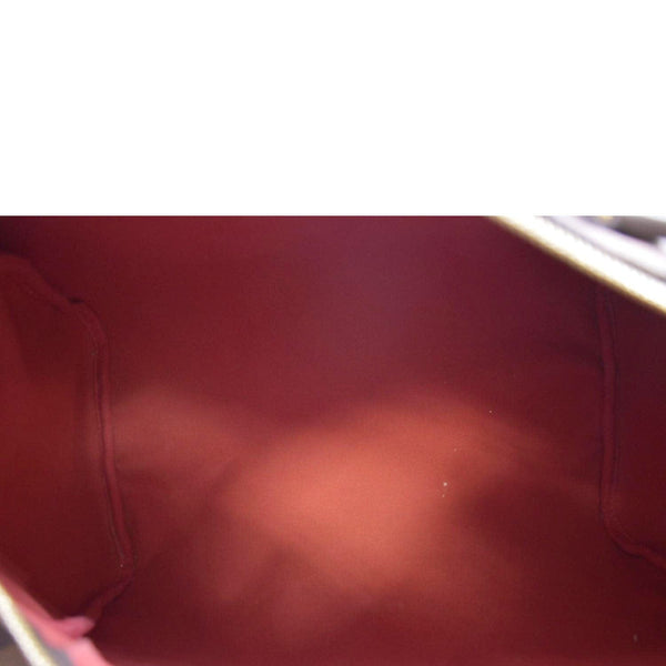 LOUIS VUITTON Speedy 35 Damier Ebene Satchel Bag Brown