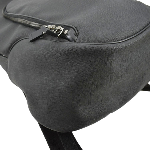 GUCCI Interlocking G Coated Canvas Backpack Black 223705